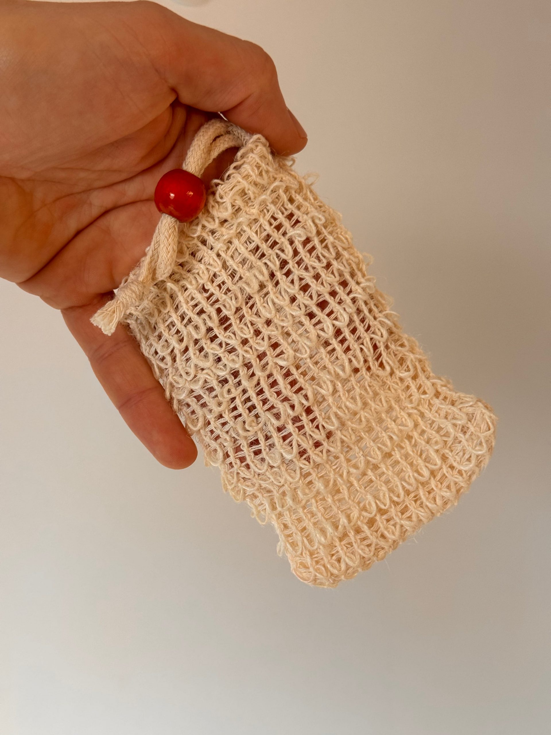 Filet sauve-savon en sisal taille